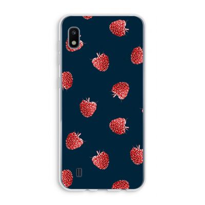 Framboosjes: Samsung Galaxy A10 Transparant Hoesje