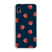 Framboosjes: Samsung Galaxy A10 Transparant Hoesje