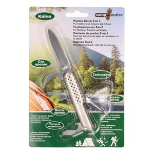 RVS zakmes 5-delig 9 cm   -