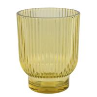 Countryfield theelichthouder tirza amber 12,5 cm | 12 stuks