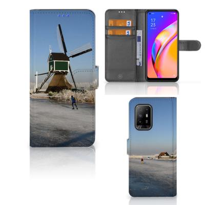 OPPO Reno5 Z | A94 5G | Flip Cover | Schaatsers