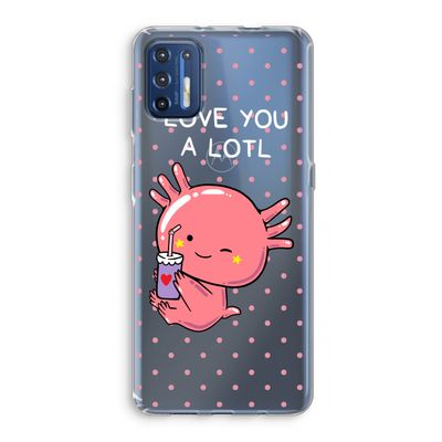 Love You A Lotl: Motorola Moto G9 Plus Transparant Hoesje