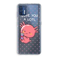 Love You A Lotl: Motorola Moto G9 Plus Transparant Hoesje