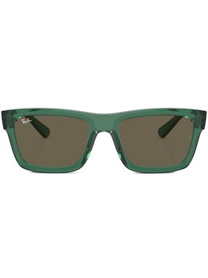 Ray-Ban lunettes de soleil carrées Warren - Vert