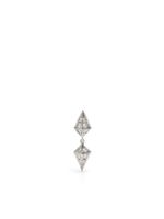 STATEMENT PARIS boucle d'oreille unique ornée de diamants - Argent