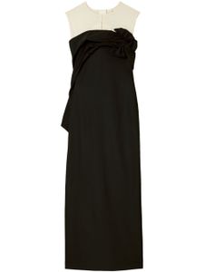 Tory Burch robe mi-longue nouée - Noir