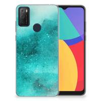 Smartphone hoesje Alcatel 1S (2021) Painting Blue