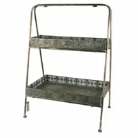 Noor Living etagere messingkleurig 67 cm | 4 stuks
