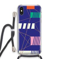 Gestalte 5: iPhone XS Transparant Hoesje met koord