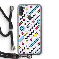 8-bit N°8: Samsung Galaxy A11 Transparant Hoesje met koord