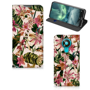 Nokia 3.4 Smart Cover Flowers