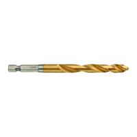 Milwaukee Metaalboor Shockwave HSS-G TiN Red Hex 8 x 111 mm VE=1 - 48894719
