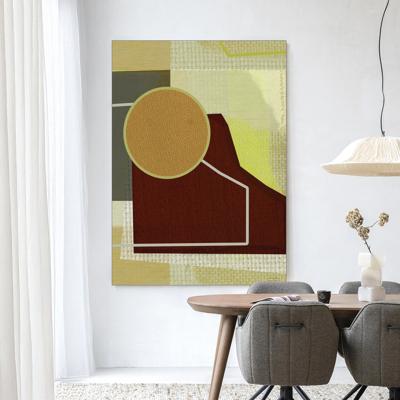 Urban Cotton Wandkleed 'Bounce' 145 x 190cm in Frame - black