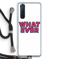 Whatever: Sony Xperia 5 II Transparant Hoesje met koord