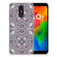 LG Q7 | TPU | Siliconen hoesje | Flower Tiles