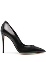 Casadei escarpins Julia 100 mm en cuir - Noir