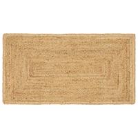 Tapijt Beige 60 x 200 cm Jute