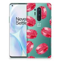 OnePlus 8 Pro | Siliconen Case | Pink Macarons