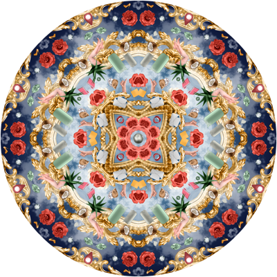Moooi Carpets - Vloerkleed Utopian Fairy Tales Royal Low - 350 cm rond