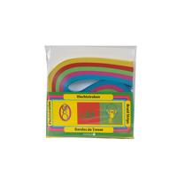 Vlechtstroken papyrus kreatief 1.5x48cm ass | 20 stuks