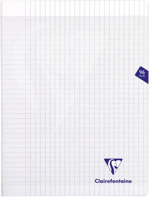 Clairefontaine schrift Mimesys voor ft A4+, 96 bladzijden, kaft in PP, seyès, transparant