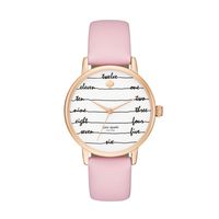 Horlogeband Kate Spade New York KSW9021 Leder Roze 16mm