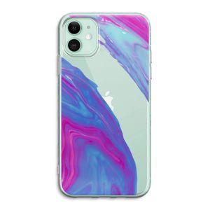 Zweverige regenboog: iPhone 11 Transparant Hoesje