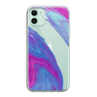 Zweverige regenboog: iPhone 11 Transparant Hoesje