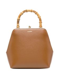 Jil Sander sac cabas en fourrure de chèvre - Marron