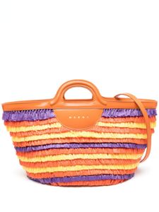 Marni sac Tropicalia à franges - Orange