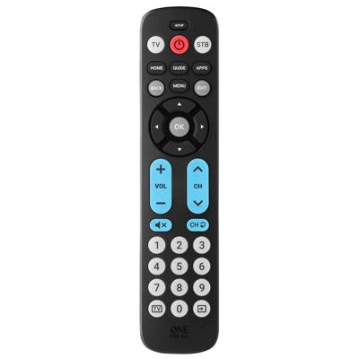 OneForAll URC6821 Afstandsbediening Zwart