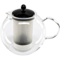 bodum ASSAM F/PLST 1.5 Liter Theekoker Transparant, Zwart