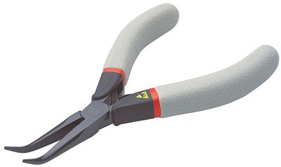 Facom tang met halfronde, gebogen en antistatische bekken, esd l135mm - 433.LE