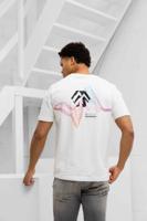 Cruyff Montserrat Horizon T-Shirt Heren Wit - Maat L - Kleur: Wit | Soccerfanshop