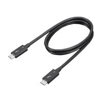 Lenovo Thunderbolt-kabel Thunderbolt 4 Thunderbolt (USB-C) stekker 0.7 m Zwart 4X91K16968 - thumbnail