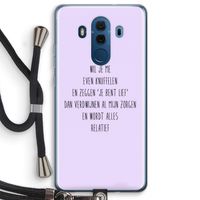 Relatief: Huawei Mate 10 Pro Transparant Hoesje met koord
