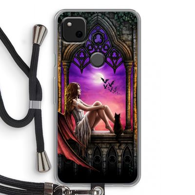 Kinderen van de nacht: Pixel 4a Transparant Hoesje met koord