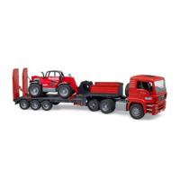 Bruder MAN TGA oplegger met Manitou Telescooplader