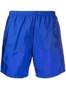 Prada short de bain en nylon recyclé - Bleu