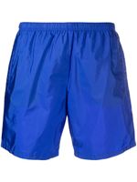Prada short de bain en nylon recyclé - Bleu