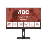 AOC 24E3QAF LED-monitor Energielabel E (A - G) 61 cm (24 inch) 1920 x 1080 Pixel 16:9 4 ms HDMI, DisplayPort, Hoofdtelefoonaansluiting, Audio-Line-in, USB-A