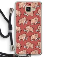 Mammoet: Samsung Galaxy A5 (2016) Transparant Hoesje met koord