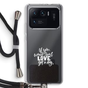 Partner in crime: Xiaomi Mi 11 Ultra Transparant Hoesje met koord