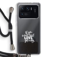 Partner in crime: Xiaomi Mi 11 Ultra Transparant Hoesje met koord