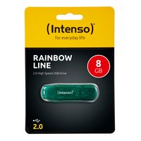 Intenso Rainbow Line USB flash drive 8 GB USB Type-A 2.0 Groen - thumbnail