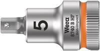 Wera 8740 B HF Binnenzeskant Zyklop Bitdop met 3/8"-aandrijving met vasthoudfunctie, 5,0 x 35 mm - 1 stuk(s) - 05003033001