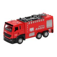 Pull-back Brandweerwagen Rood Licht en Geluid Pull-back Brandweerwagen Rood Licht en Geluid