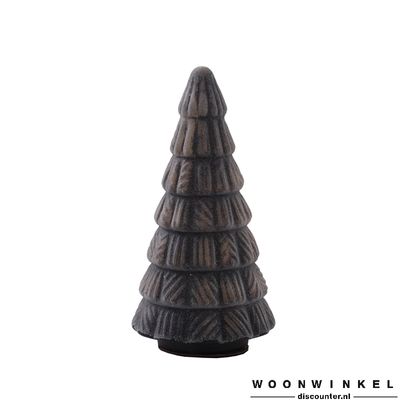 Christmas trash brown glass tree round blocks s