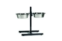 Beeztees Voerbak Standaard RVS Bak 28cm Zwart
