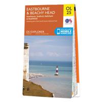 Wandelkaart - Topografische kaart OL25 OS Explorer Map Eastbourne & Beachy Head | Ordnance Survey - thumbnail
